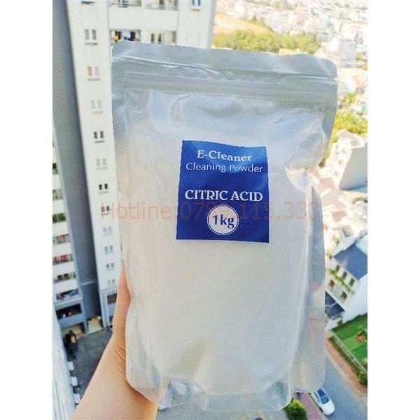 1Kg Axit Citric dùng vệ sinh tấm điện cực