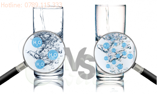 Nước ion kiềm có các phân tử nước siêu nhỏ