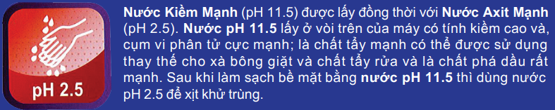 Nguồn nước có độ pH 2.5 và 11.5