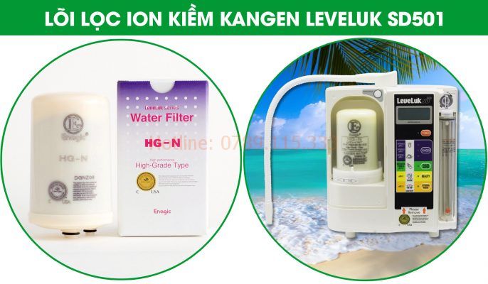 Lõi lọc tinh trên máy Kangen Leveluk SD501