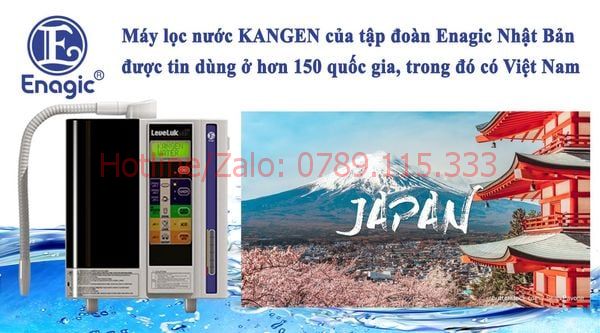 Hình ảnh máy lọc nước Ion Kiềm Kangen Leverluk SD501
